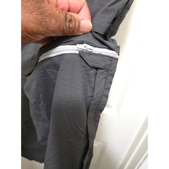 REI Co-O Women's Gray Convertible Hiking Pants Size 12 Lightweight Nylon Zip-Off - Picture 4 of 12